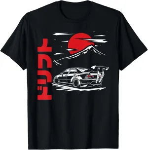 JDM Tokyo Japan Drift Race Car Tuning Retro Vintage Graphic T-Shirt
