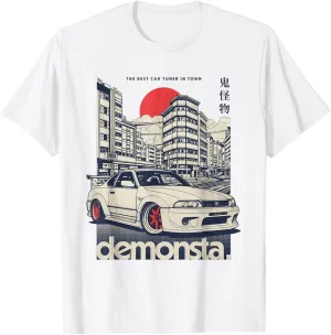 JDM Tokyo Japan Drift Race Car Tuning Retro Vintage Graphic T-Shirt