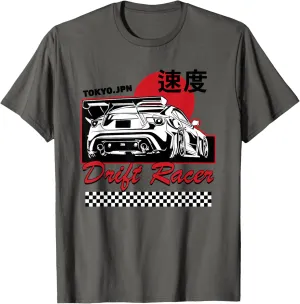 JDM Tokyo Japan Drift Race Car Tuning Retro Vintage Graphic T-Shirt