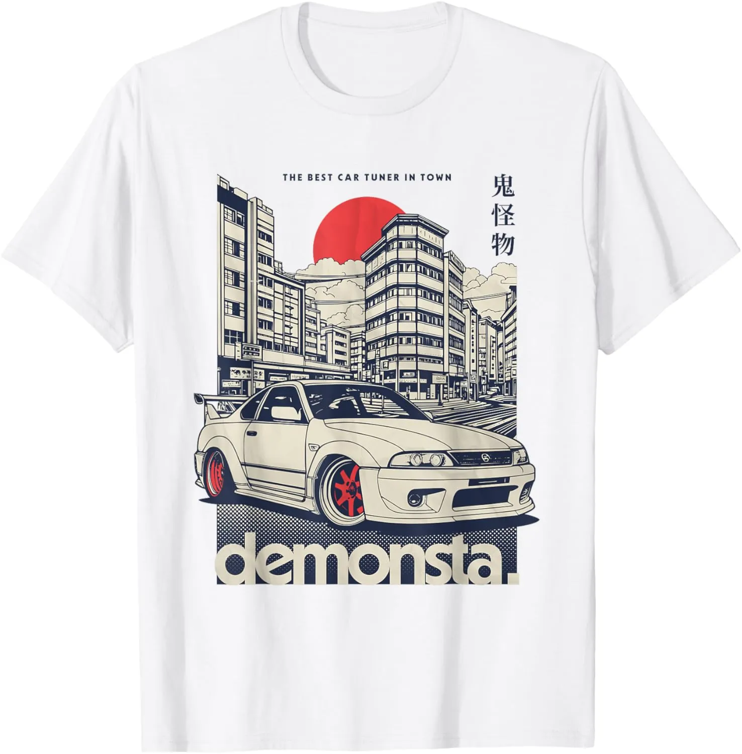 JDM Tokyo Japan Drift Race Car Tuning Retro Vintage Graphic T-Shirt