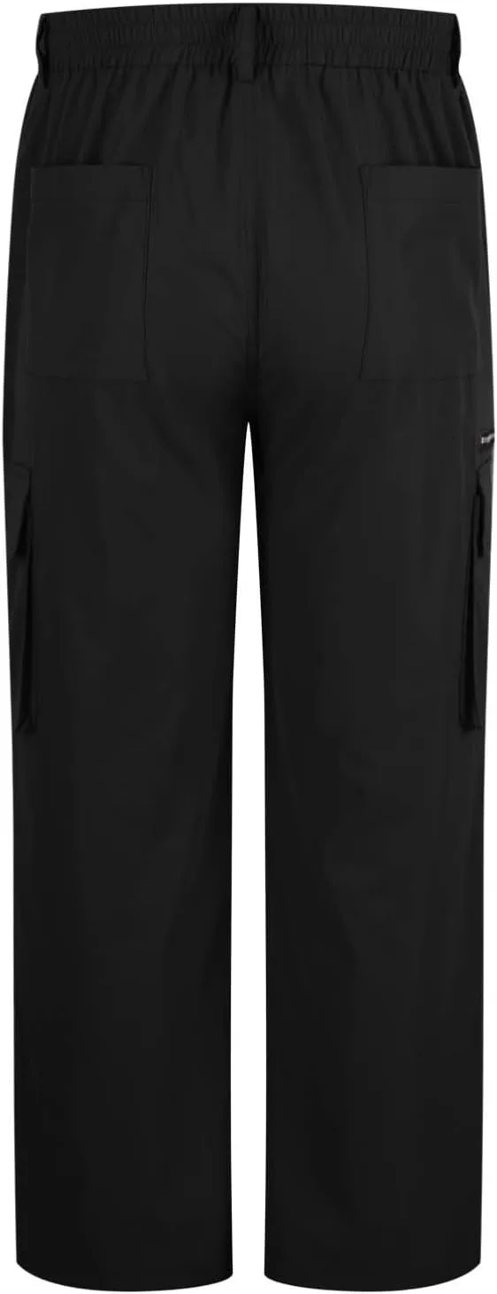 Jogger Cargo Pants for Men Lightweight Hiking Pants Loose Straight Leg Pants Relaxed Active Pants Fall Work Pants