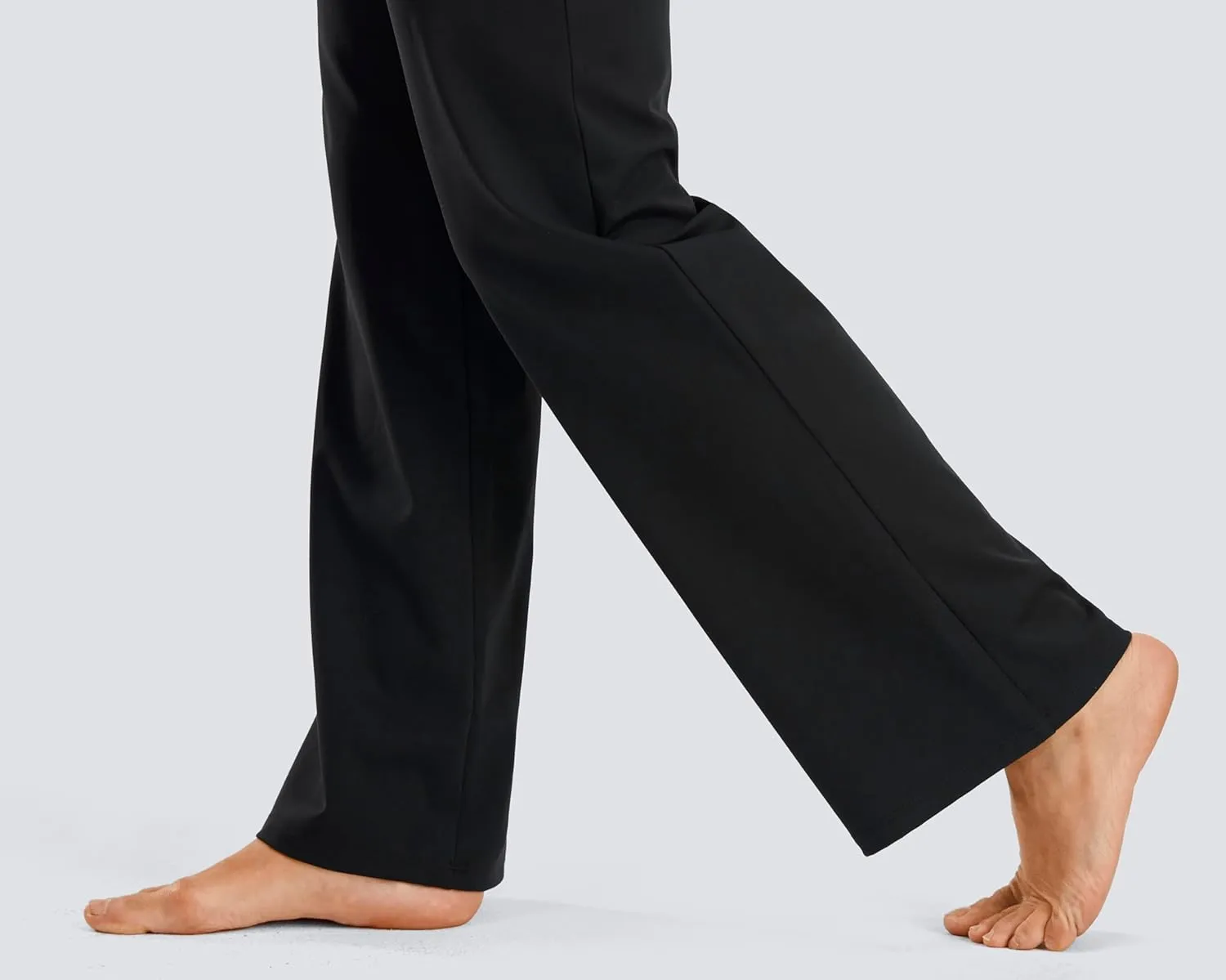 JOYSPELS Smooth Feeling Maternity Leggings Over The Belly Pregnancy Yoga Lounge Straight Wide-Leg Pants for Women
