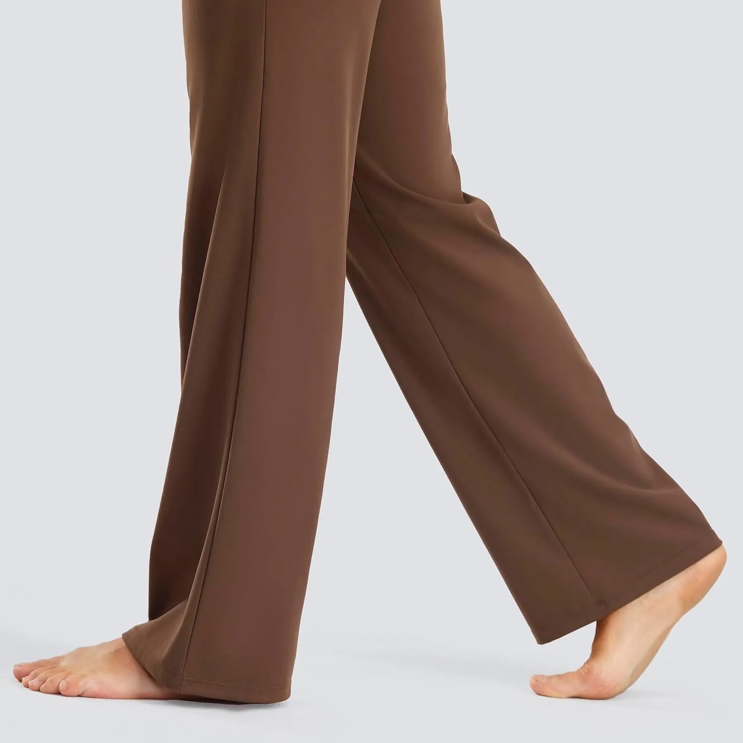 JOYSPELS Smooth Feeling Maternity Leggings Over The Belly Pregnancy Yoga Lounge Straight Wide-Leg Pants for Women