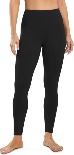 JOYSPELS Smooth Yoga Pants with Pockets for Women High Waisted Workout Lounge Leggings Buttery Soft