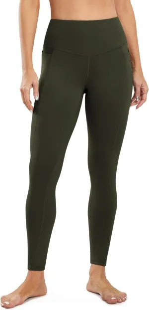 JOYSPELS Smooth Yoga Pants with Pockets for Women High Waisted Workout Lounge Leggings Buttery Soft