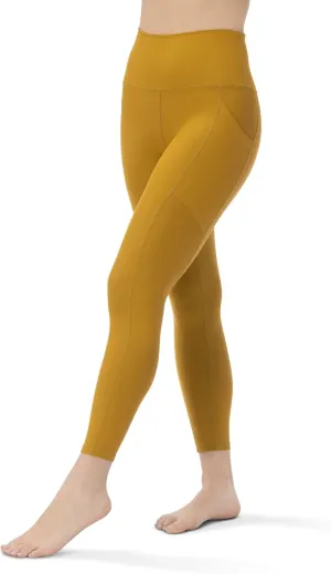 KADI Geo Thick High Waisted Leggings for Women, Medium Compression Workout Tummy Control Yoga Pants with Pockets