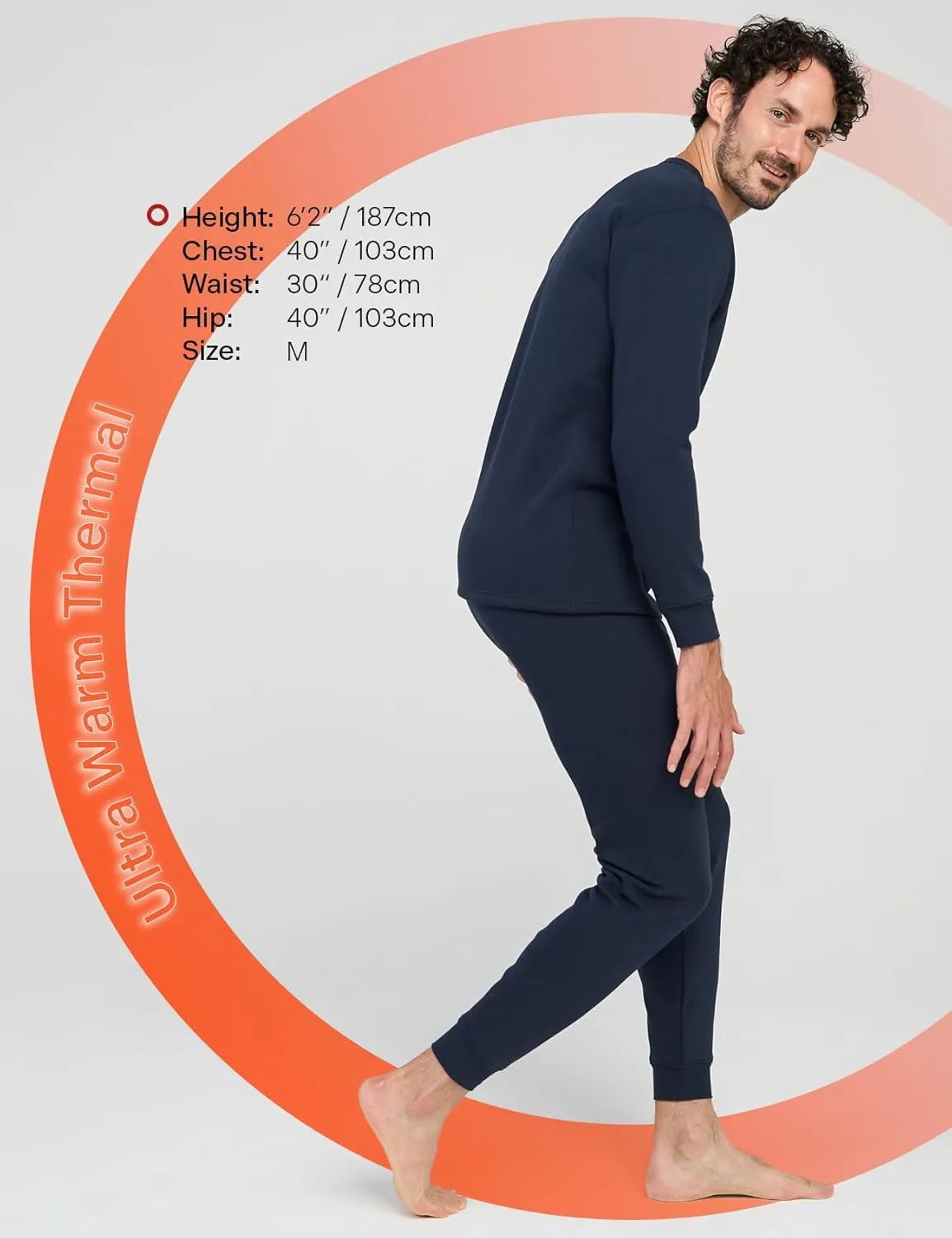 LAPASA Men's Ultra Heavyweight Thermal Underwear Set Extreme Cold Weather Base Layer Top Bottom Fleece Lined Long Johns M63