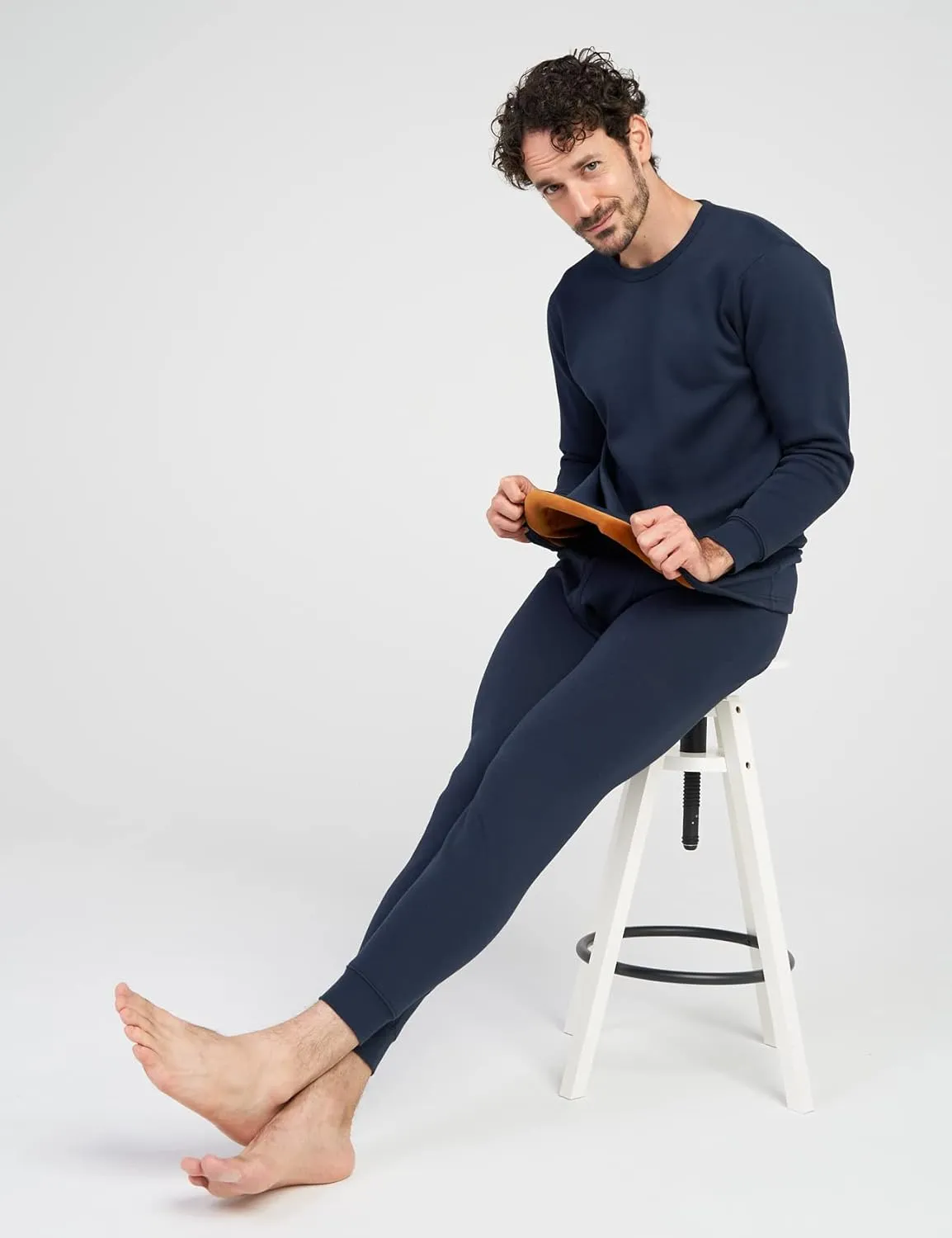 LAPASA Men's Ultra Heavyweight Thermal Underwear Set Extreme Cold Weather Base Layer Top Bottom Fleece Lined Long Johns M63