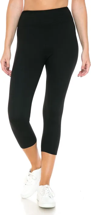 Leggings Depot High Waisted Leggings for Women Buttery Smooth & Soft Women's Solid Yoga - Reg, Plus, 1X3X, 3X5X