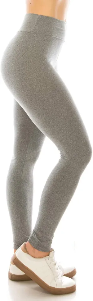 Leggings Depot High Waisted Leggings for Women Buttery Smooth & Soft Women's Solid Yoga - Reg, Plus, 1X3X, 3X5X