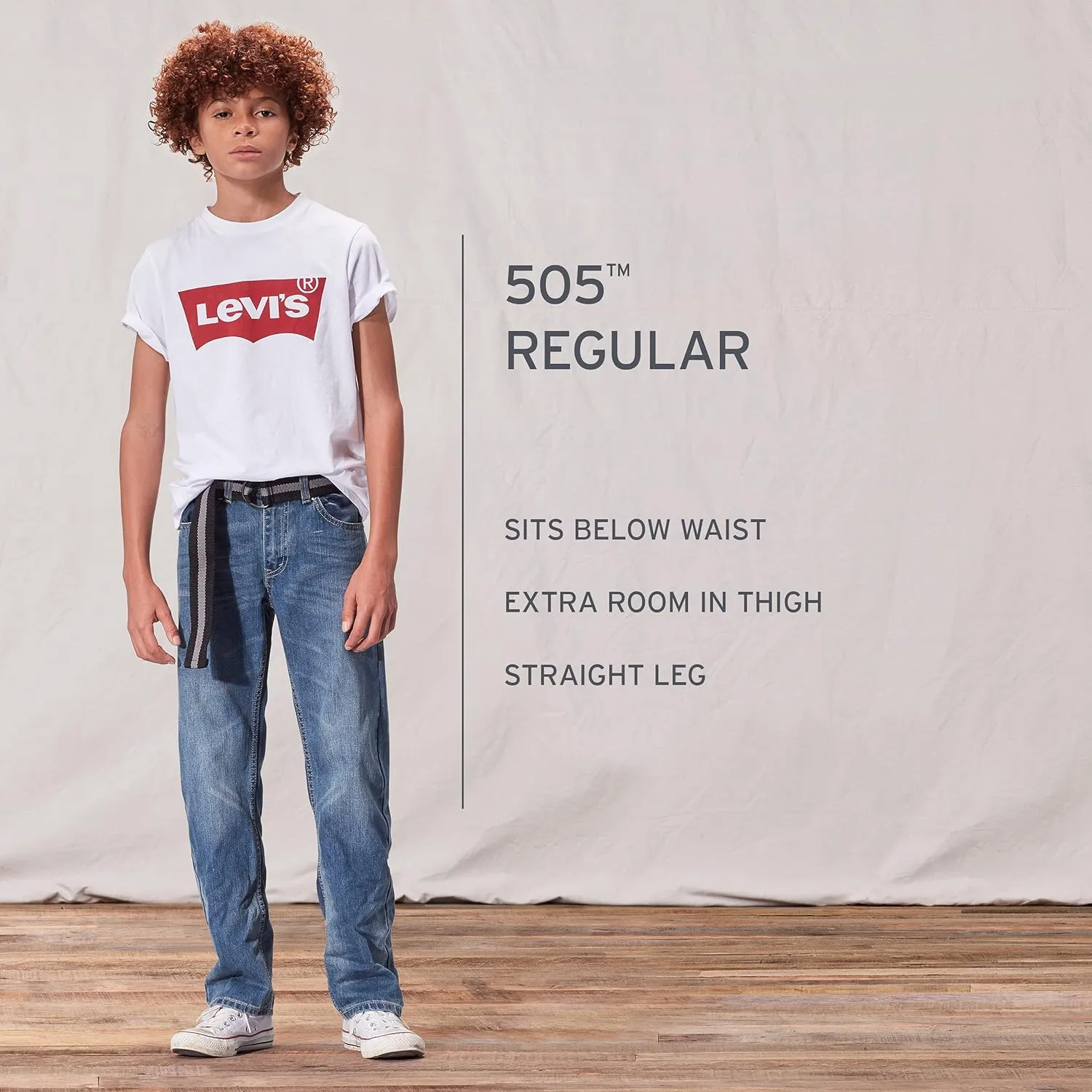 Levi's Boys' 505 Regular Fit Jeans