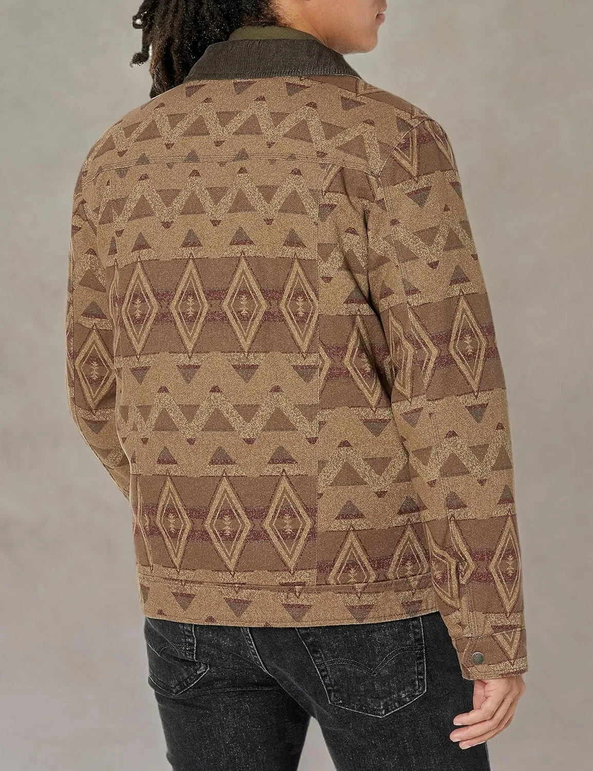 Levi's Mens Workwear Cotton Canvas Corduroy Collar Depot Jacket