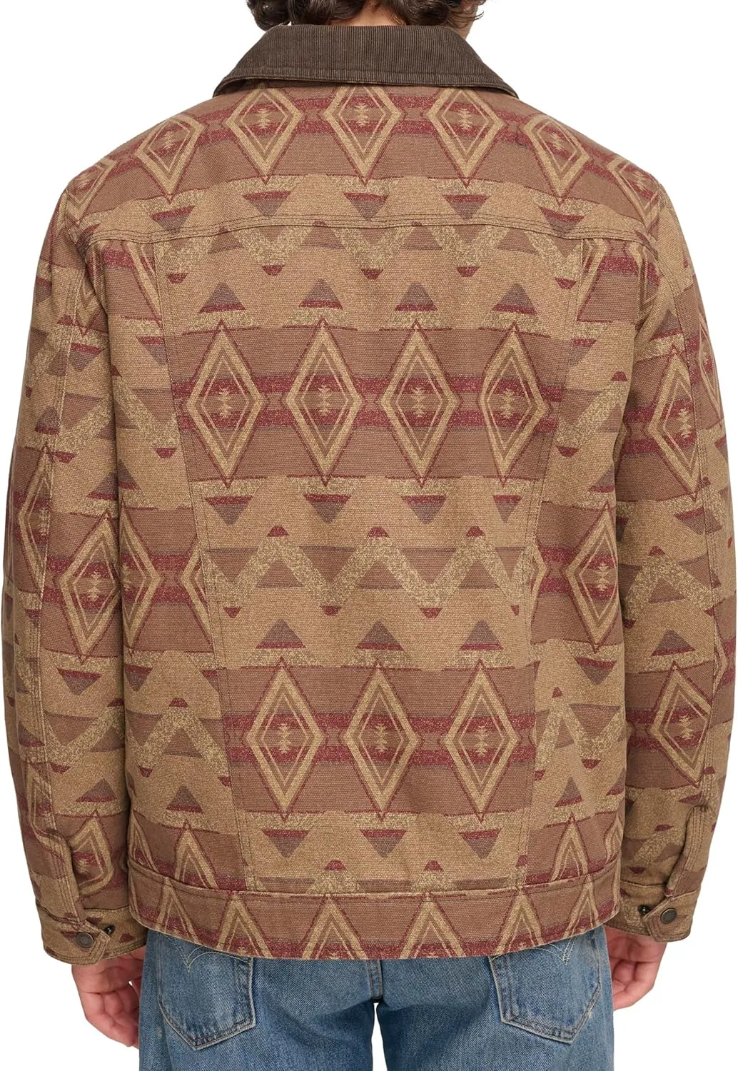 Levi's Mens Workwear Cotton Canvas Corduroy Collar Depot Jacket