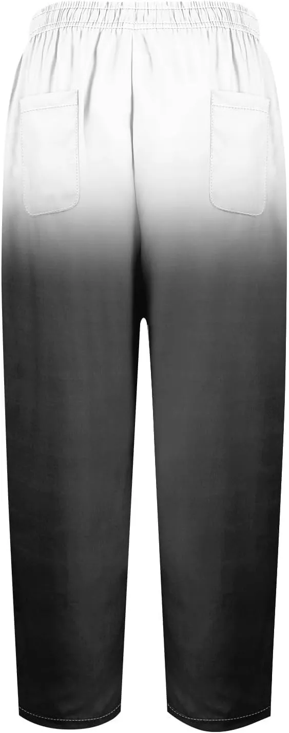 Linen Blend Pants for Women Drawstring Pants Linen Blend Pants for Women Linen Pants Women Beach Linen Pants Women