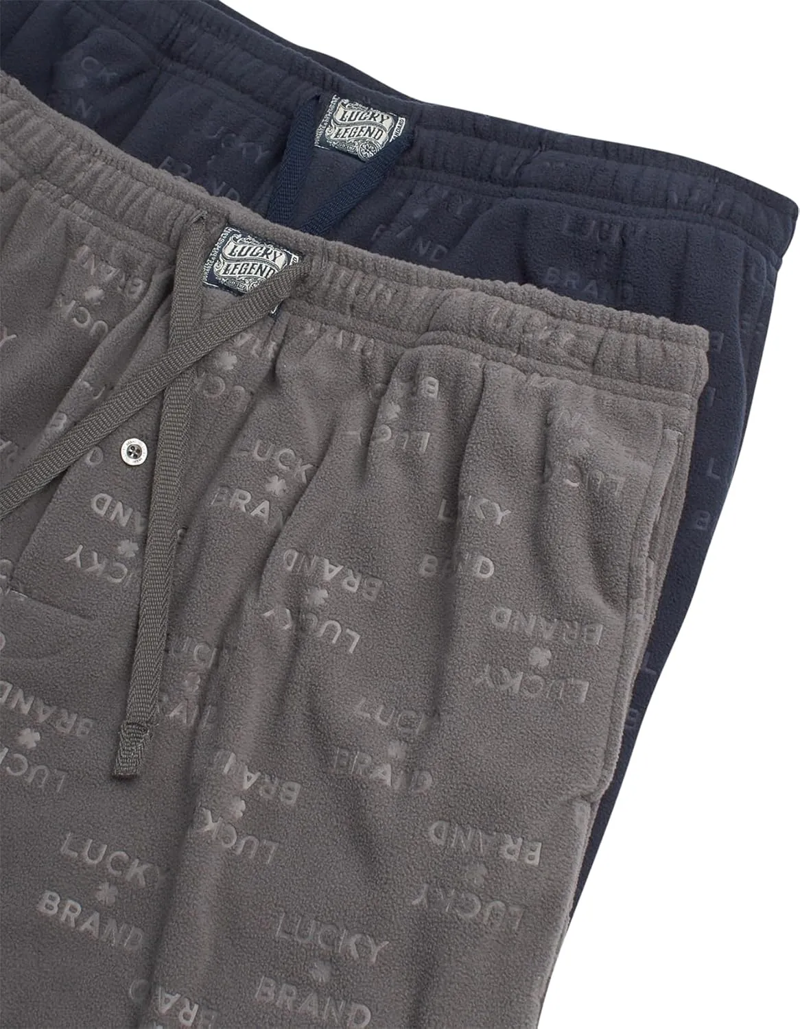 Lucky Brand Men's Pajama Pants - 2 Pack Lightweight Casual Plaid Lounge Pants - Soft Fleece Sleep Pants for Men (Sizes: S-XL)