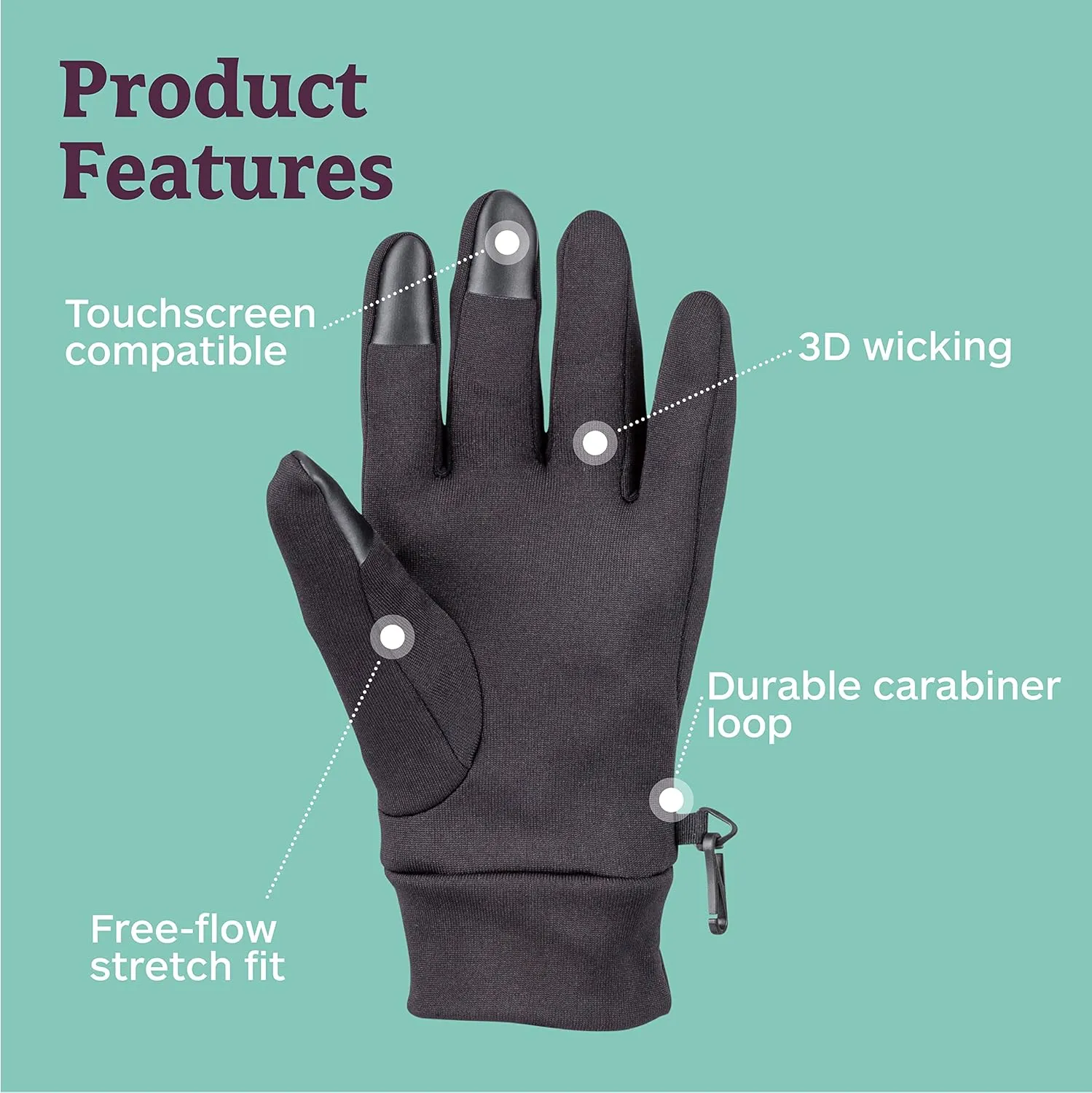 MARMOT Power Stretch Connect Glove