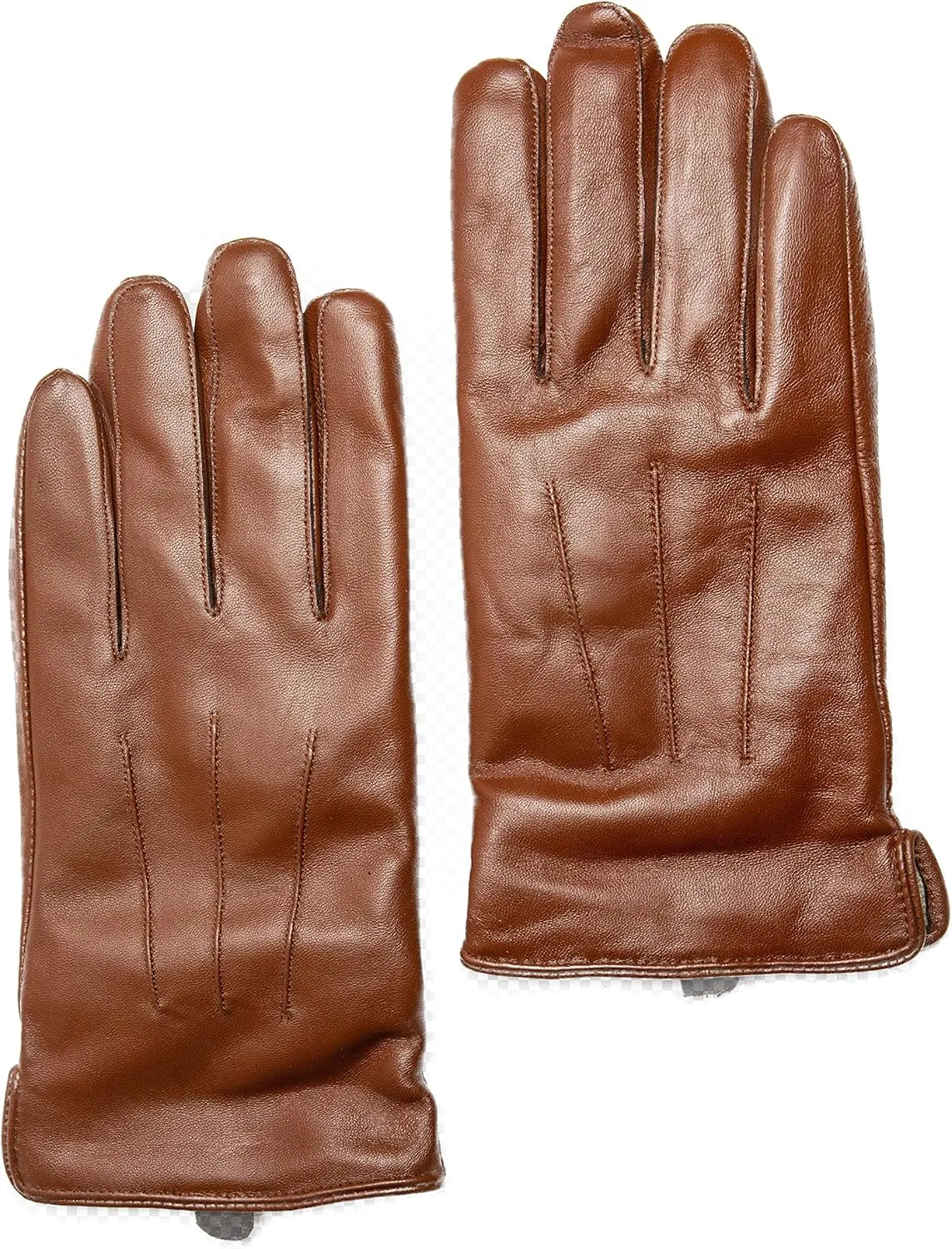 Men's Cashmere Lined Sheepskin Leather Gloves, Touchscreen, Winter Leather Gloves for Men, Gift Box