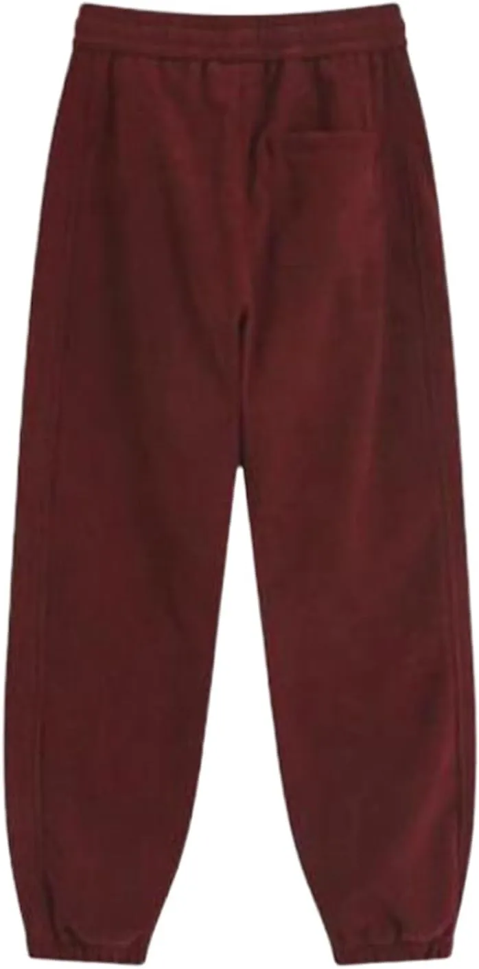 Men's Casual Athletic Pants Hiking Baggy Pants Belted Foot Elastic Waist Pants Casual Solid Pants Jogger Pants