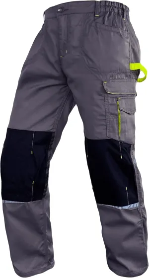 Men's Heavy Duty Tactical Work Pants with Cordura Knee Reinforcement and Multi-Pocket Combat Cargo Utility Work Trousers
