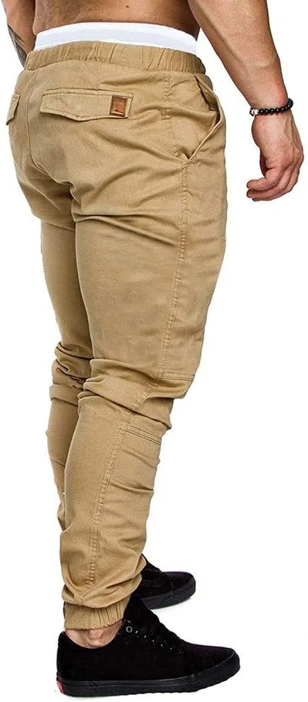 Mens Punk Pants Slim Fit Cargo Pants for Men Plus Size Cargo Pants Men Winter Sweat Pants Men School Pants Men