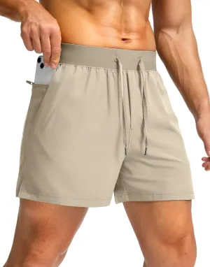 Men's Running Shorts with Zipper Pockets 7"/ 5" / 9" Lightweight Quick Dry Basketball Gym Workout Athletic Shorts for Men