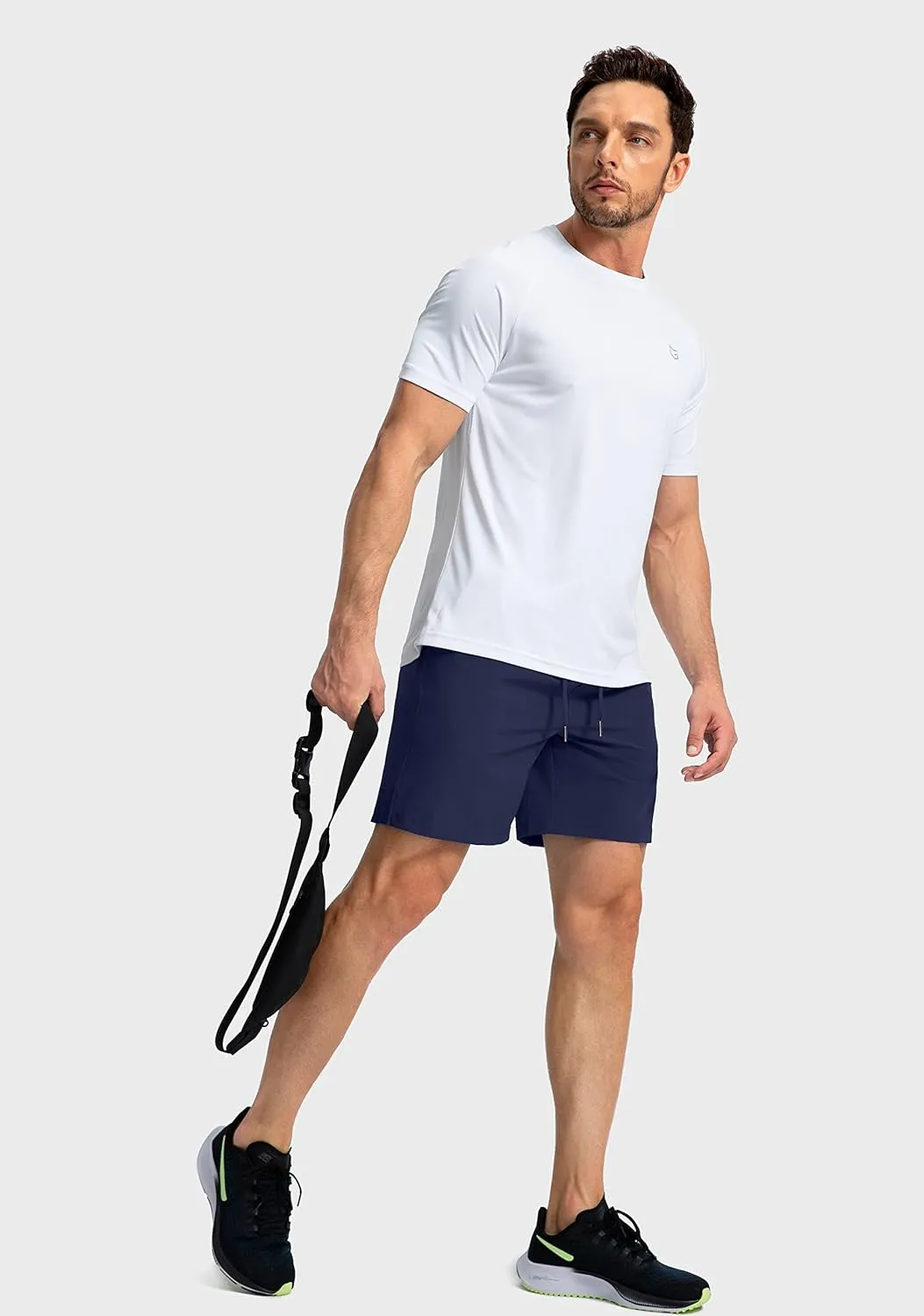 Men's Running Shorts with Zipper Pockets 7"/ 5" / 9" Lightweight Quick Dry Basketball Gym Workout Athletic Shorts for Men