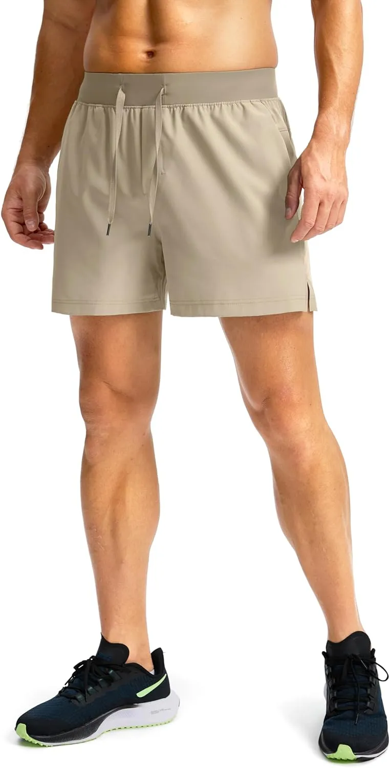Men's Running Shorts with Zipper Pockets 7"/ 5" / 9" Lightweight Quick Dry Basketball Gym Workout Athletic Shorts for Men