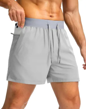 Men's Running Shorts with Zipper Pockets 7"/ 5" / 9" Lightweight Quick Dry Basketball Gym Workout Athletic Shorts for Men