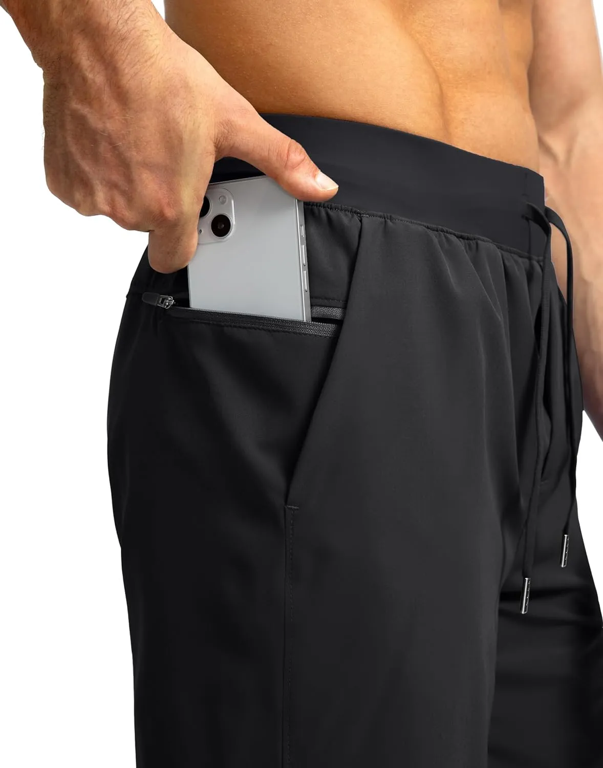 Men's Running Shorts with Zipper Pockets 7"/ 5" / 9" Lightweight Quick Dry Basketball Gym Workout Athletic Shorts for Men