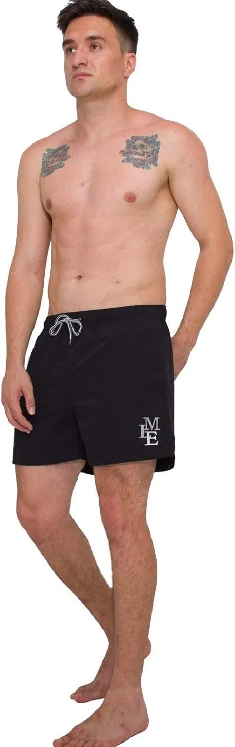 Men's Swim Trunks Quick Dry Athletic Swimwear Shorts with Mesh Lining and Pockets
