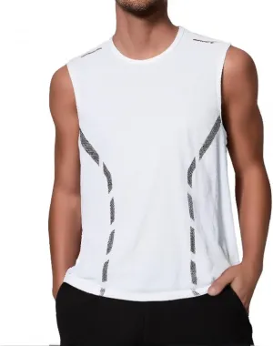 Men's Tank Tops Ice Silk Sleeveless Mesh Athletic Workout Vest Summer Casual Tank Shirts