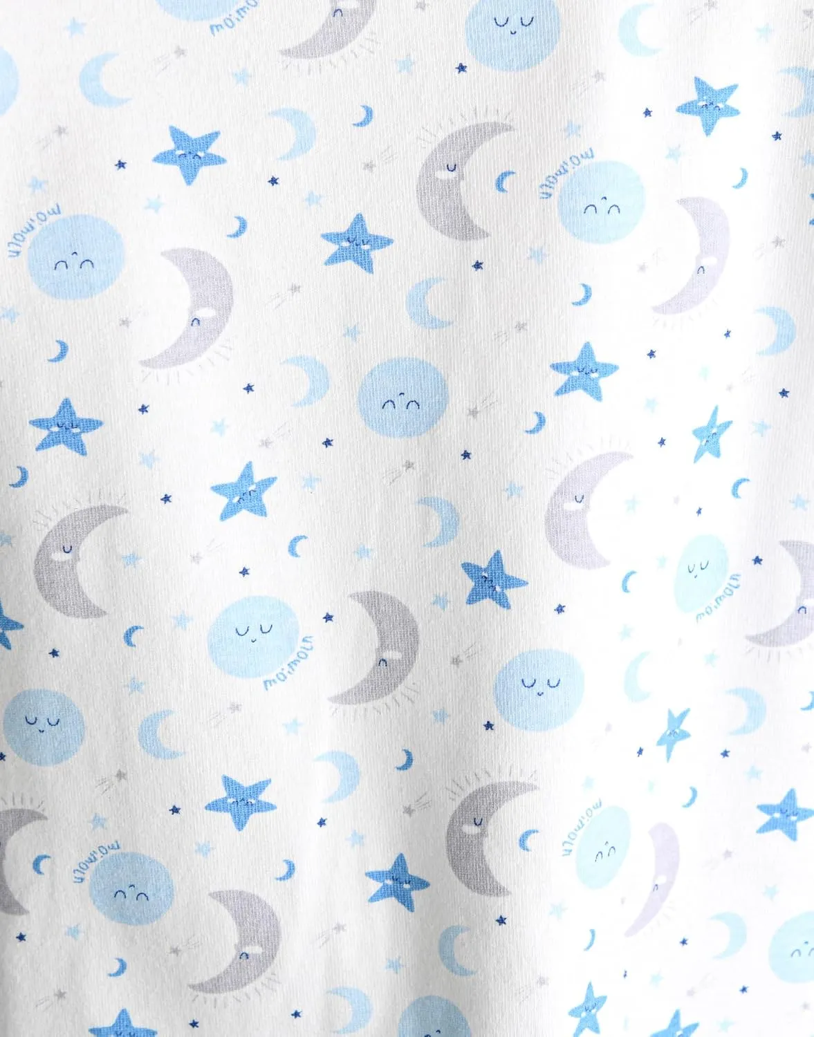 moimoln Sibling Matching 6M-8Y Soft Warm Cotton Modal Character Long-Sleeve Snug-Fit Pajama Sleepwear Daily