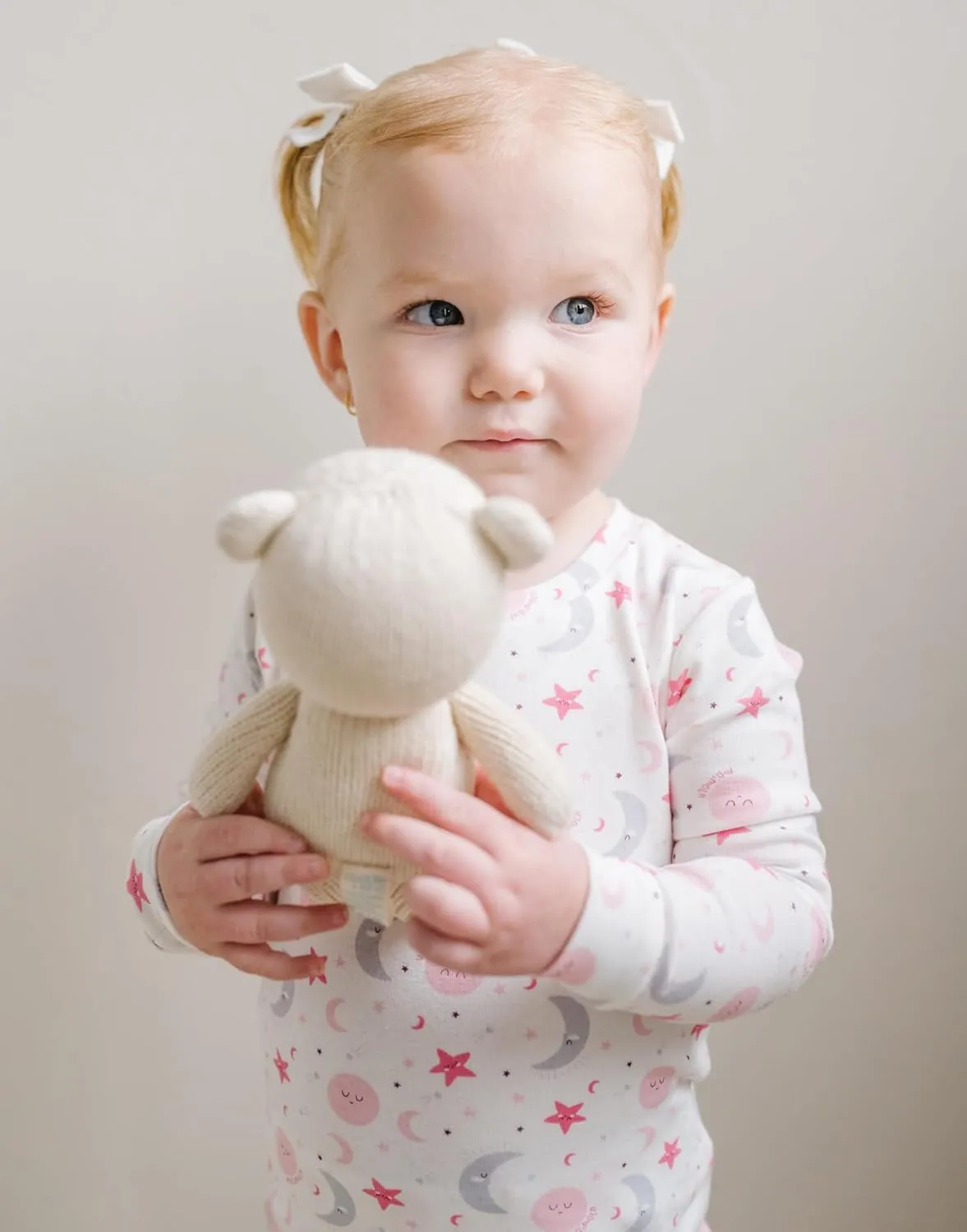 moimoln Sibling Matching 6M-8Y Soft Warm Cotton Modal Character Long-Sleeve Snug-Fit Pajama Sleepwear Daily