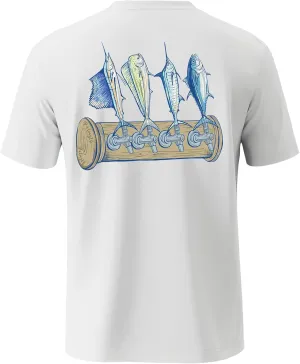 Palmyth Fishing Shirts for Men Short Sleeve UPF 50  Sun Protection UV T-Shirt Tee