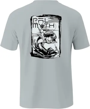 Palmyth Fishing Shirts for Men Short Sleeve UPF 50  Sun Protection UV T-Shirt Tee