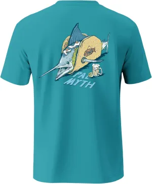 Palmyth Fishing Shirts for Men Short Sleeve UPF 50  Sun Protection UV T-Shirt Tee