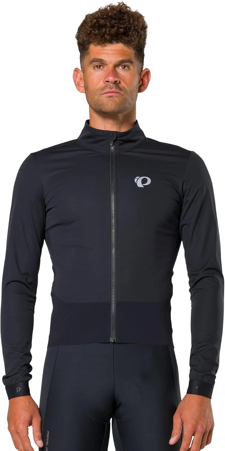 PEARL IZUMI Men's Attack Hybrid Jacket, Windproof Form-Fitting Cycling Jacket with Safety Elements