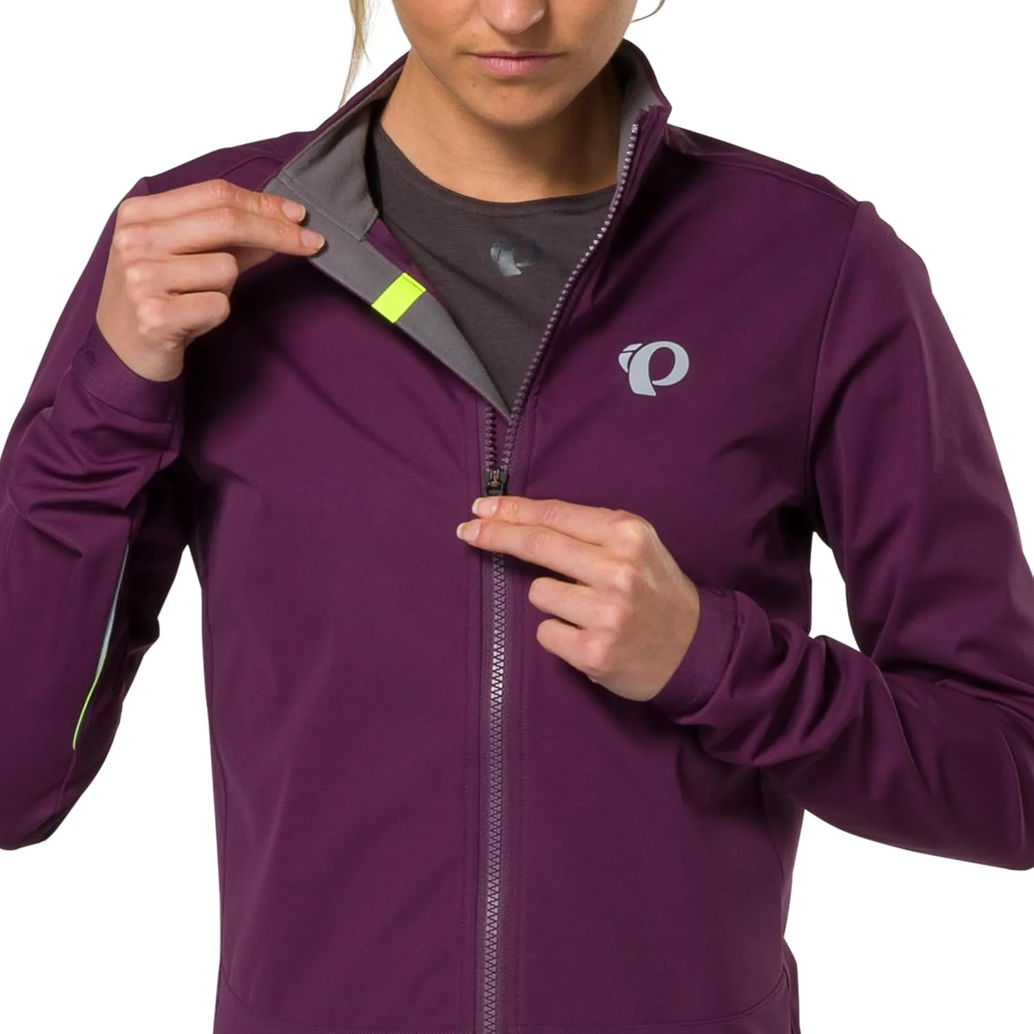 PEARL IZUMI Women's Attack Hybrid Jacket, Windproof, Form-Fitting Cycling Jacket with Safety Elements