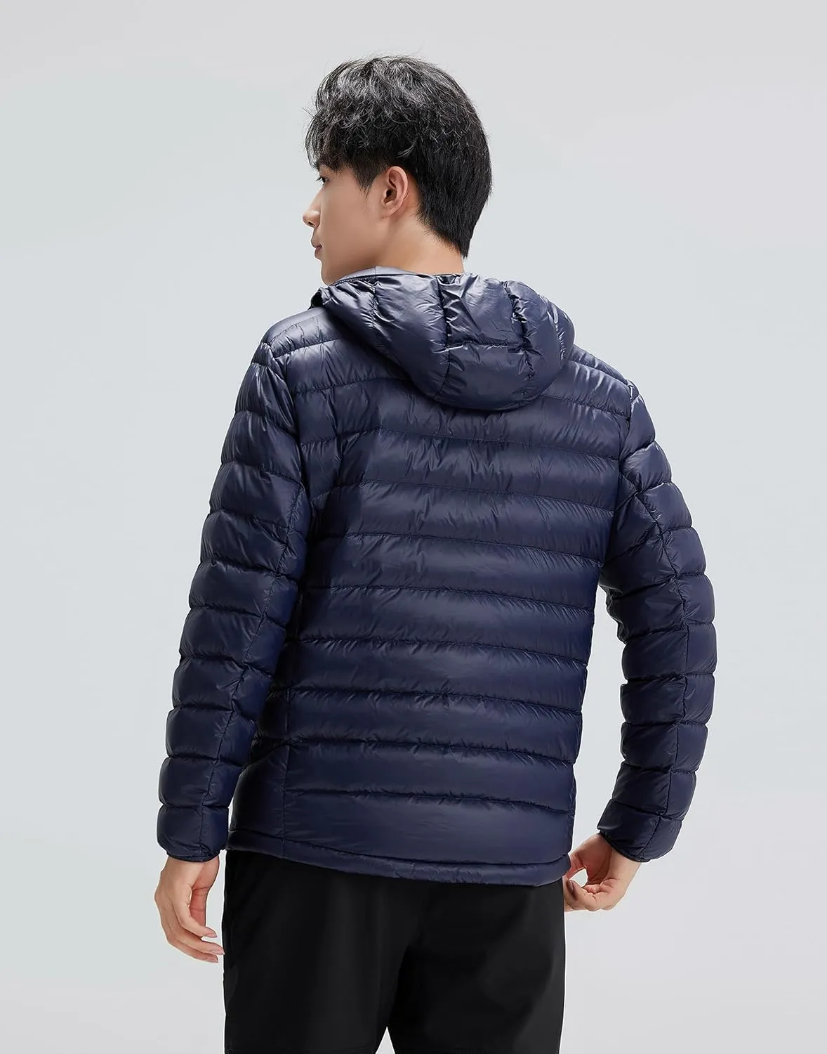 Pioneer Camp Mens Lightweight Puffer Jacket 800 power down fill XYR301003