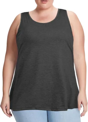 Plus Size Tank Tops for Women Summer Sleeveless Workout Tank Tops Scoop Necklines T-Shirts Casual Loose