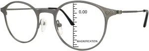 ProEyes Ursa, Progressive Blue Light Blocking Readers, Anti-Reflective, 0 Power on Top Lens