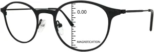ProEyes Ursa, Progressive Blue Light Blocking Readers, Anti-Reflective, 0 Power on Top Lens