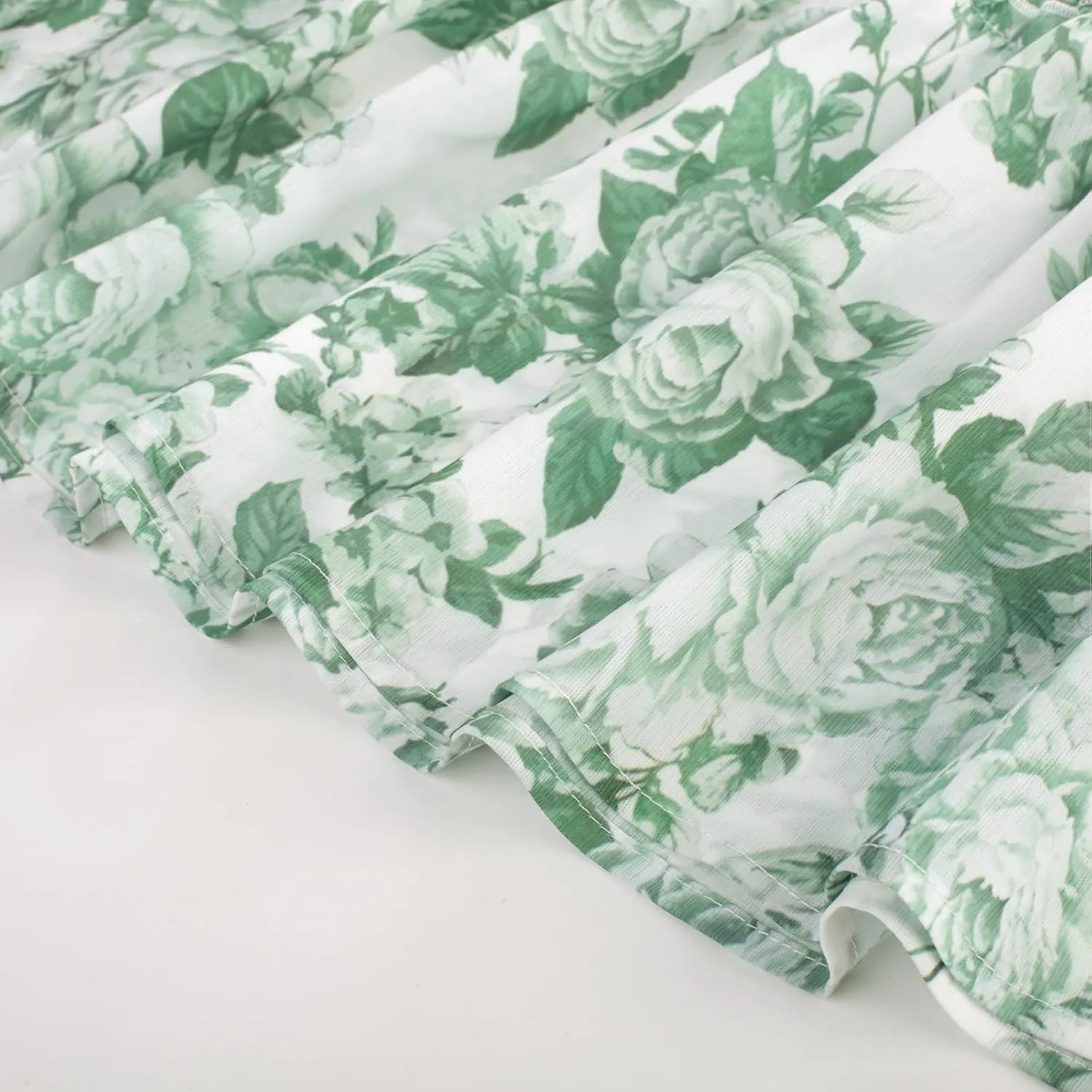 Scarlet Darkness Summer Skirts for Women Maxi Long Floral Skirt Flowy Tiered Renaissance Skirt