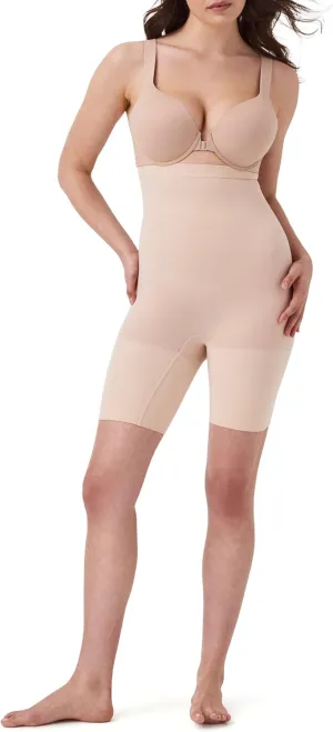 SPANXsculpt Seamless Power High-Waisted Mid-Thigh Short - Lightweight, All-Day Comfort - Core Control Shapewear