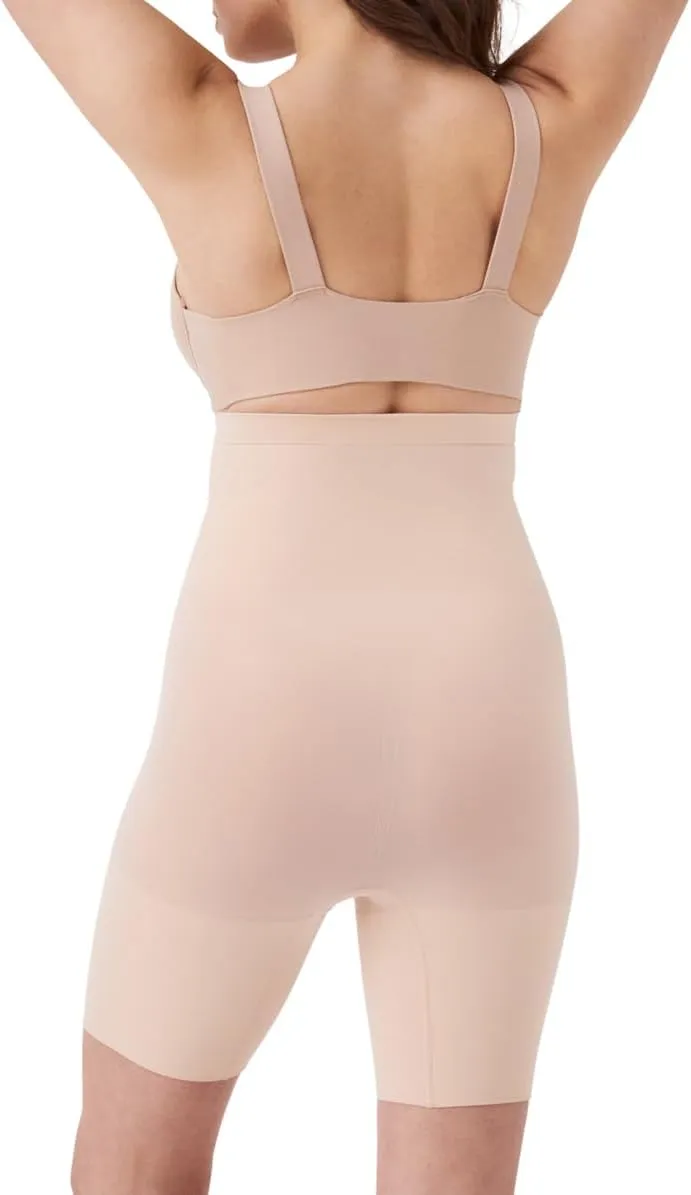 SPANXsculpt Seamless Power High-Waisted Mid-Thigh Short - Lightweight, All-Day Comfort - Core Control Shapewear