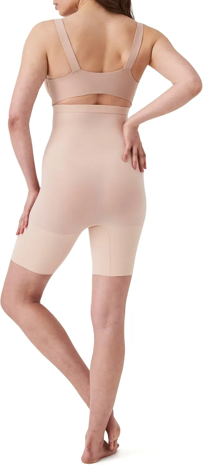 SPANXsculpt Seamless Power High-Waisted Mid-Thigh Short - Lightweight, All-Day Comfort - Core Control Shapewear