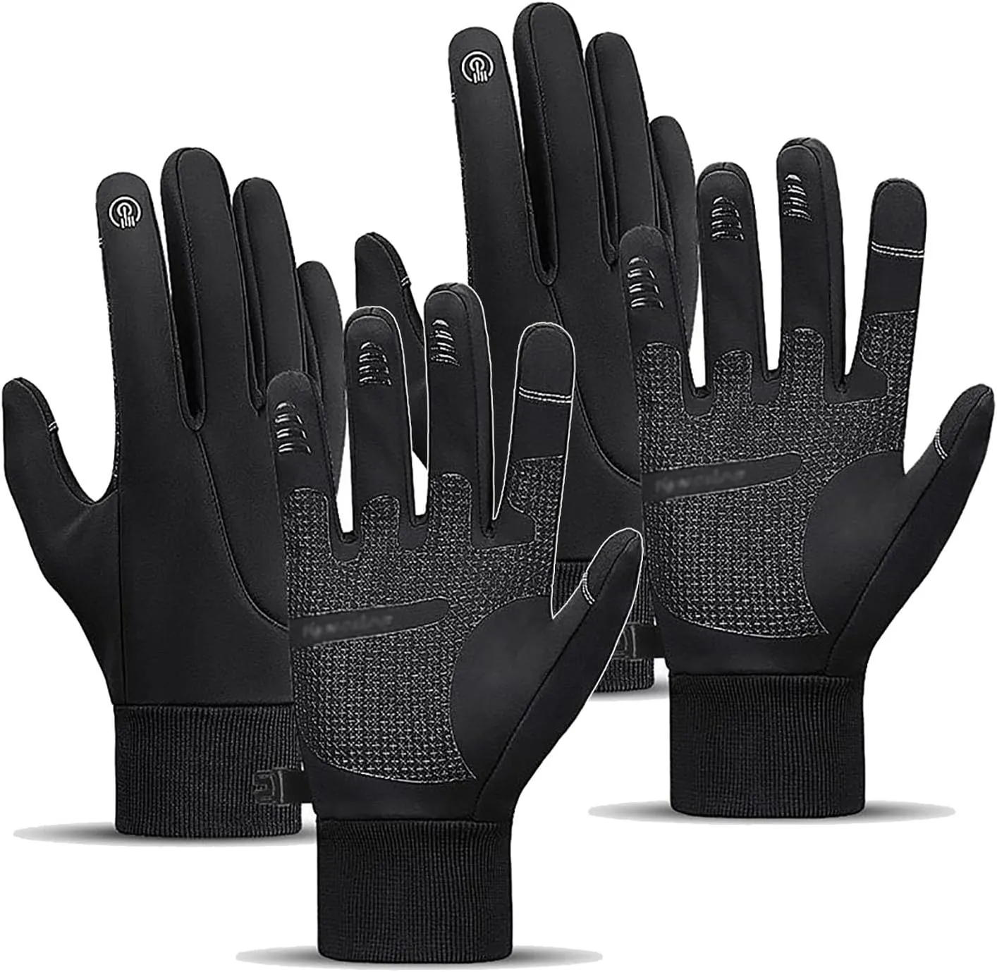 Subzro Gloves Mens Waterproof, Subzro Ultimate Winter Gloves with Touchscreen Fingers, Subzro Winter Gloves Mens, Thermal Gloves Winter Touchscreen Gloves Windproof Warm
