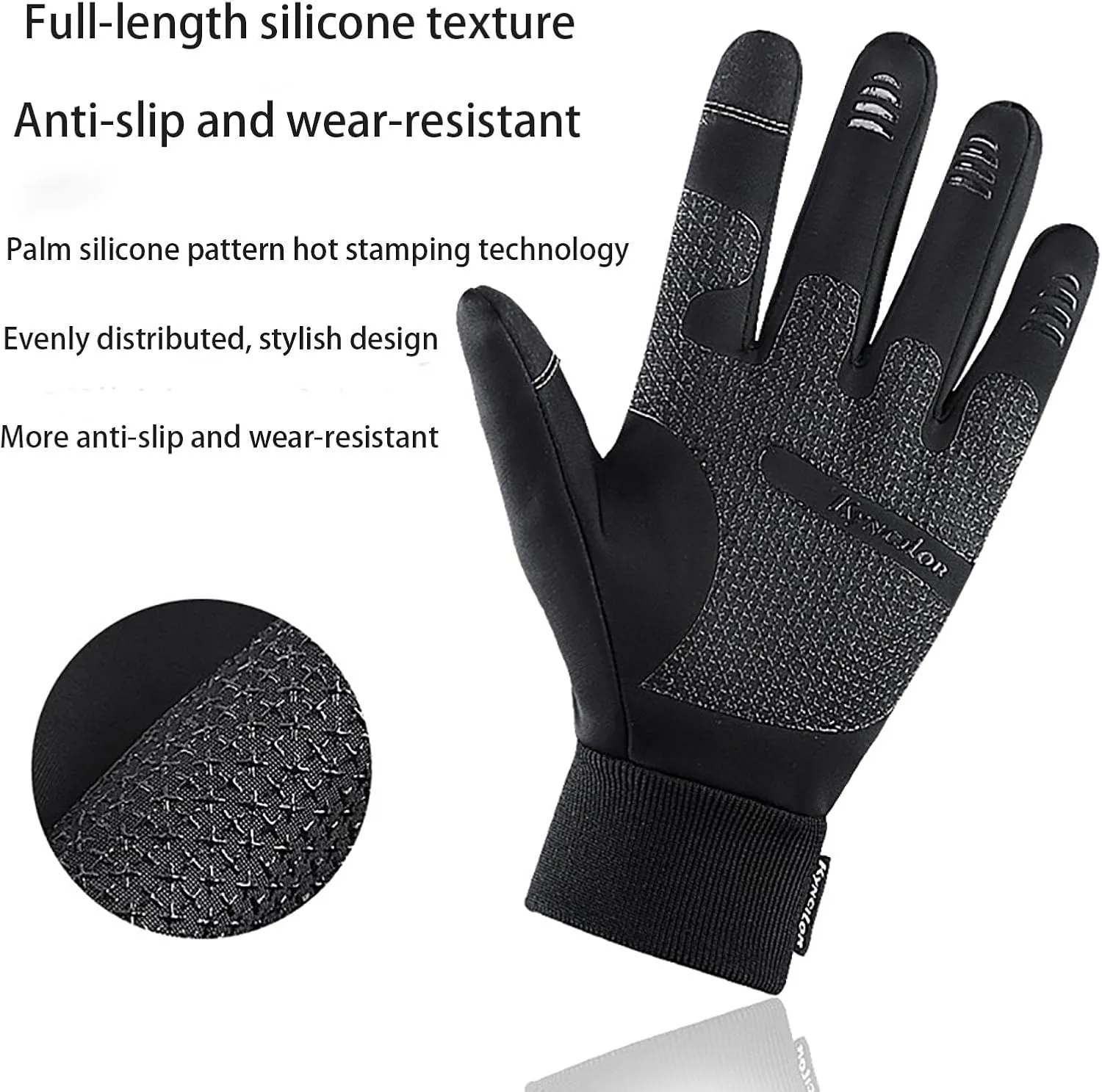 Subzro Gloves Mens Waterproof, Subzro Ultimate Winter Gloves with Touchscreen Fingers, Subzro Winter Gloves Mens, Thermal Gloves Winter Touchscreen Gloves Windproof Warm