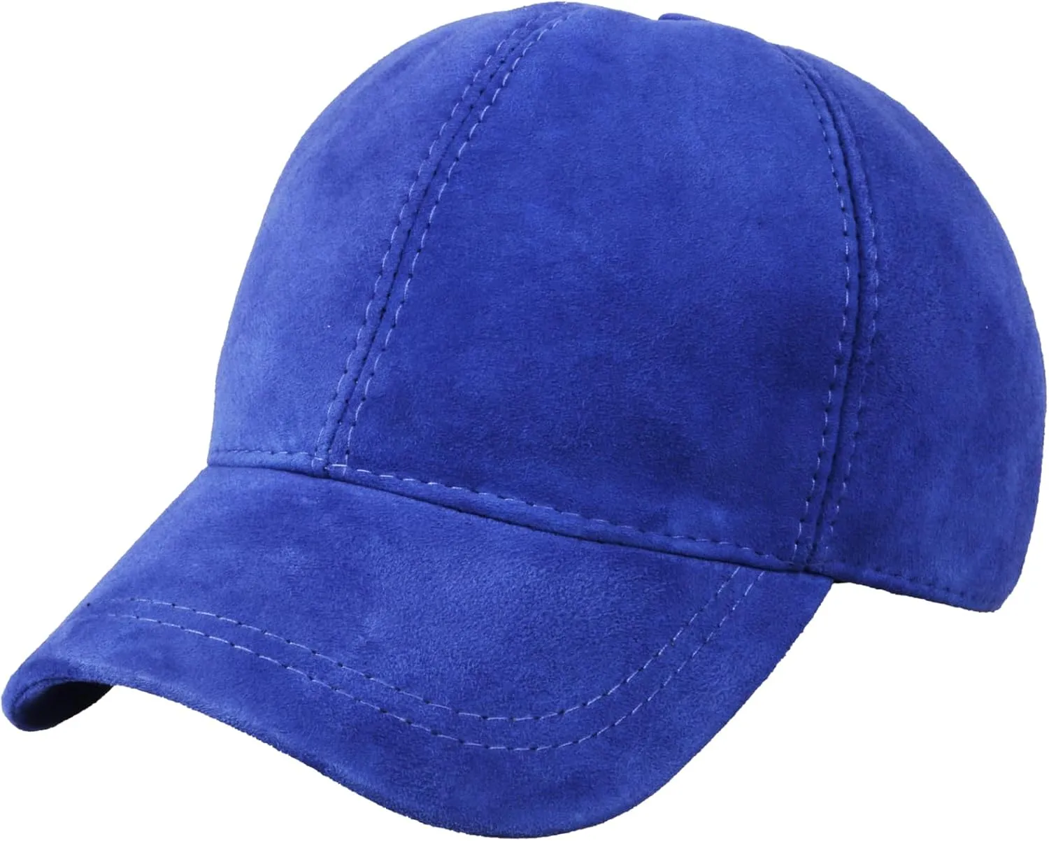 Suede Leather Unisex Baseball Cap