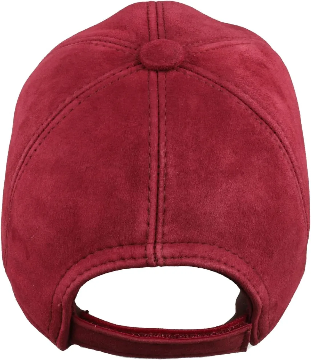 Suede Leather Unisex Baseball Cap